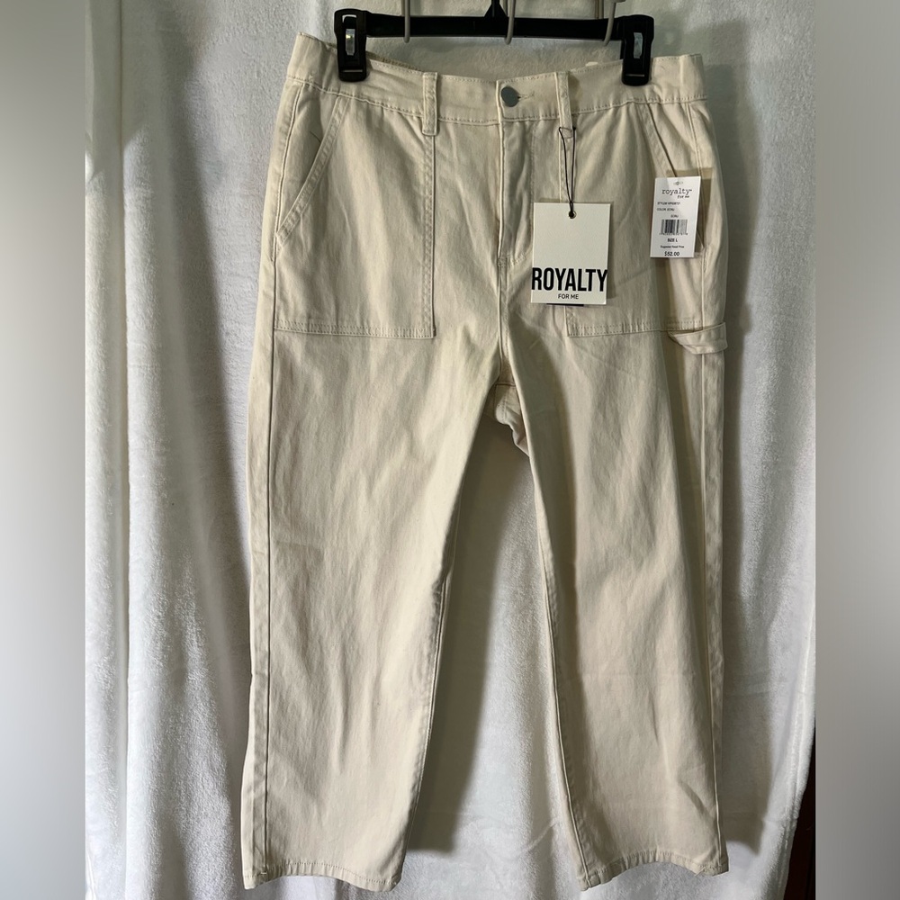 Royalty For Me Women’s Ecru Ankle Pants